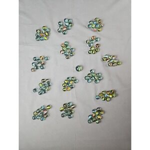🔥Vintage Lot Of 141 Cats‎ Eye Swirl Marbles